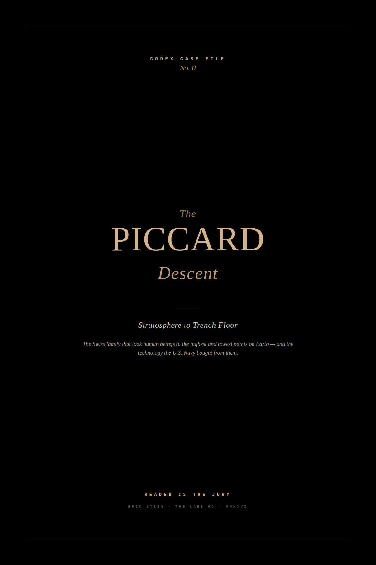 The Piccard Descent